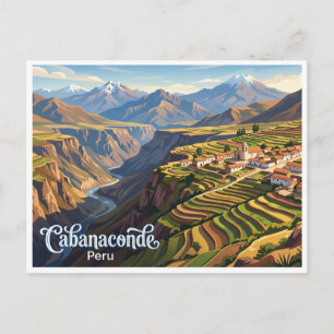 Cabanaconde Peru Briefkaart