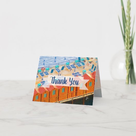 Cabanas van Italië Fotografie Chic Kaart (Voorkant)