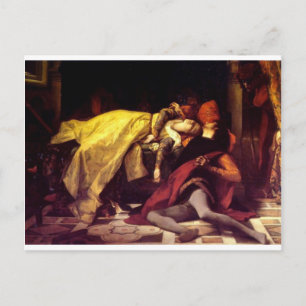Cabanel Alexandre De dood van Francesca de Rimini Briefkaart
