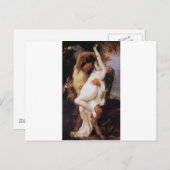 Cabanel Alexandre Nymphe et Satyr 1860 Briefkaart (Voorkant / Achterkant)