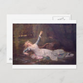 Cabanel Alexandre Ophelia 1883 Briefkaart (Voorkant / Achterkant)