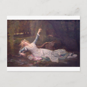 Cabanel Alexandre Ophelia 1883 Briefkaart