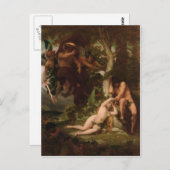 Cabanel The Expulsion of Adam and Eve from the Gar Briefkaart (Voorkant / Achterkant)