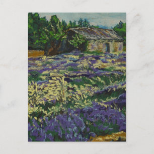 Cabanon dans la lavande briefkaart