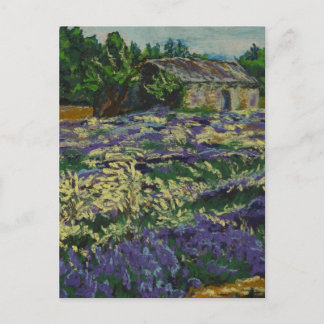 Cabanon dans la lavande briefkaart