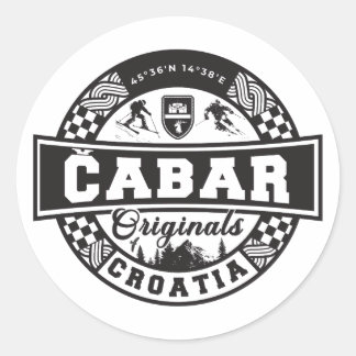 Čabar Originals Ronde Sticker