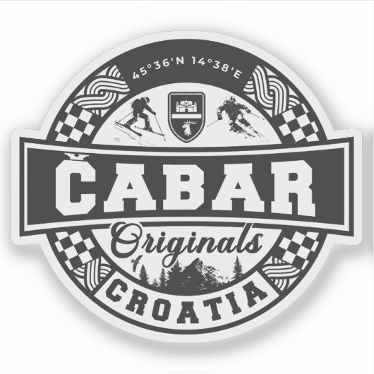Čabar Originals Sticker (Voorkant)