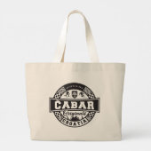 Čabar Originelen Grote Tote Bag (Achterkant)