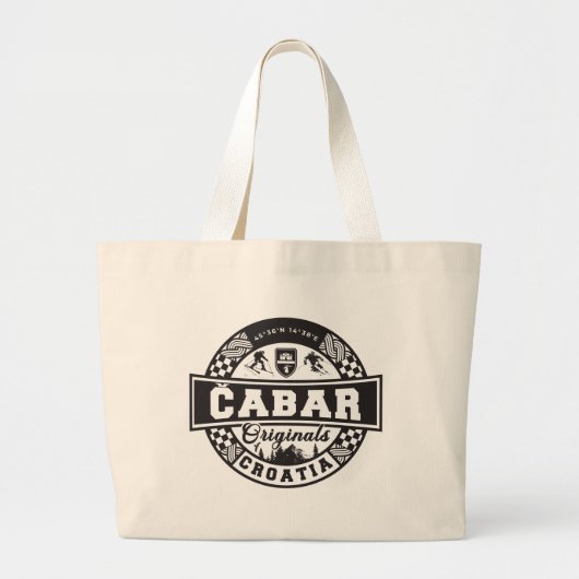 Čabar Originelen Grote Tote Bag (Voorkant)