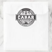Čabar Originelen Ronde Sticker (Tas)