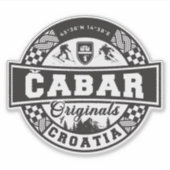 Čabar Originelen Sticker (Voorkant)