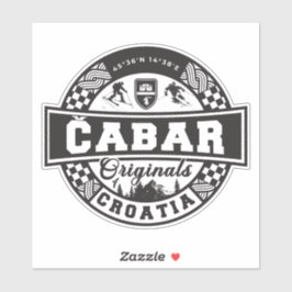 Čabar Originelen Sticker