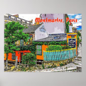 Cabaret Au Lapin Agile Parijs, Frankrijk Poster (Voorkant)