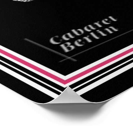 Cabaret Berlin Art Deco Afdrukken van Coles Philli Poster (Hoek)