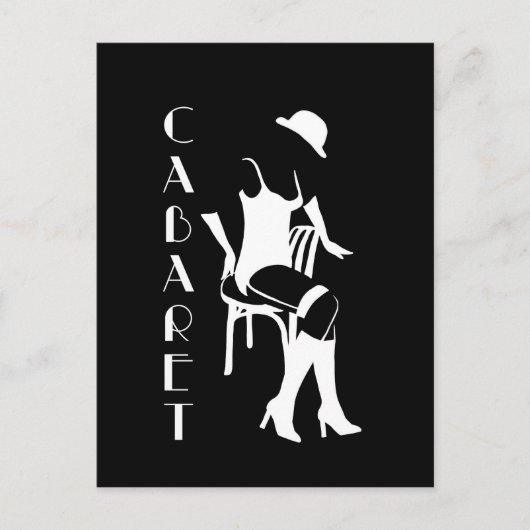 Cabaret Briefkaart (Voorkant)