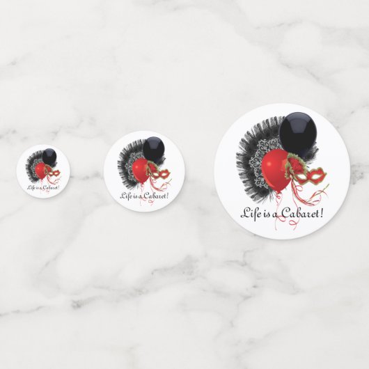 Cabaret Confetti (Achterkanten)