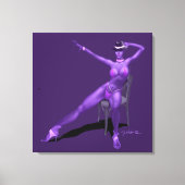 Cabaret Dancer op verzegeld Canvas (Voorkant)