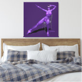 Cabaret Dancer op verzegeld Canvas (Insitu (Slaapkamer))