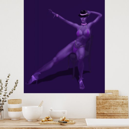 Cabaret Dancer - Poster (Keuken)