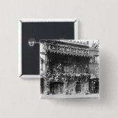 Cabaret de l'Enfer in Parijs Vierkante Button 5,1 Cm (Voorkant /achterkant)