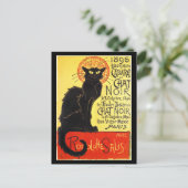Cabaret du Chat Noir, Steinlen Briefkaart (Staand voorkant)