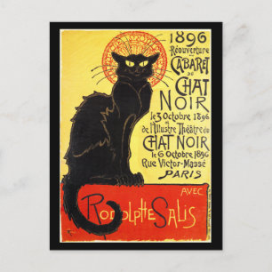 Cabaret du Chat Noir, Steinlen Briefkaart