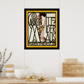 Cabaret Fledermaus ~  Adverteren Poster (Keuken)