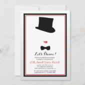 Cabaret Framed Dance Overweging Uitnodiging (Voorkant)