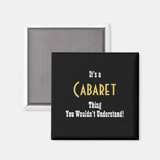 Cabaret Magnet (Voorkant / Achterkant)