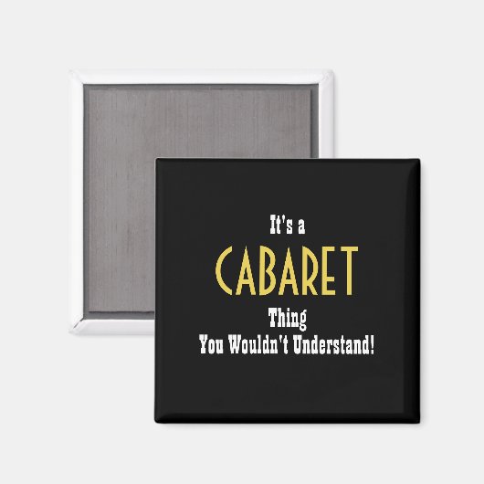 Cabaret Magnet (Voorkant / Achterkant)