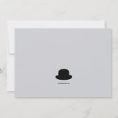 Cabaret Meisje Afscheid van de Vrijheid Feest Kaart (Achterkant)