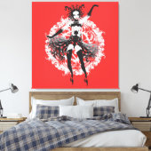 Cabaret Meisje Gewikkeld Canvas Afdruk (Insitu (Slaapkamer))