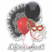 Cabaret Sticker (Voorkant)