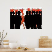 Cabaret uit 1900 poster (Keuken)