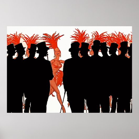 Cabaret uit 1900 poster (Voorkant)