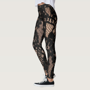 Cabaret Zwarte Kant Leggings