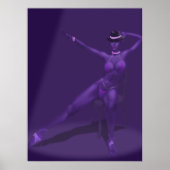 Cabaretdanseres in Spotlight - Poster (Voorkant)