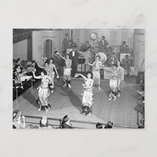Cabaretdansers, 1941 briefkaart (Voorkant)