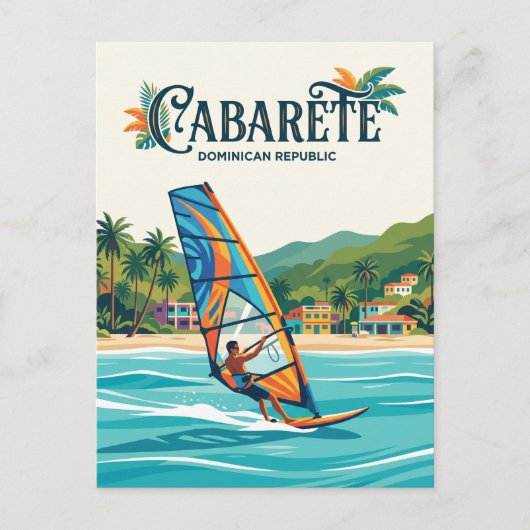 Cabarete Dominicaanse Republiek Briefkaart (Voorkant)
