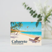 Cabarete Dominicaanse Republiek Briefkaart (Staand voorkant)