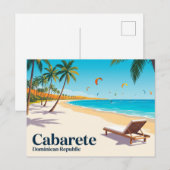 Cabarete Dominicaanse Republiek Briefkaart (Voorkant / Achterkant)