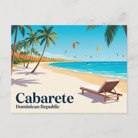 Cabarete Dominicaanse Republiek Briefkaart (Voorkant)