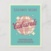 Cabarete Dominicaanse Republiek Retro  Briefkaart (Voorkant)