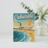 Cabarete Dominicaanse Republiek Vintage Briefkaart (Staand voorkant)