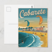 Cabarete Dominicaanse Republiek Vintage Briefkaart (Voorkant / Achterkant)