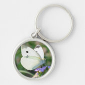 Cabbage Butterfly Sleutelhanger (Voorkant)