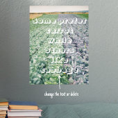Cabbage Field: groen&paars Poster