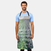 Cabbage Field: groen&paars Schort (Gedragen)