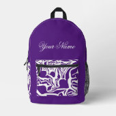 Cabbage Pattern Bedrukte Rugzak (Voorkant)