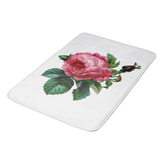 Cabbage Roos Bath Mat (Gekanteld)